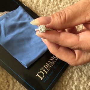 14k Diamond Ring , Clarity SI2-SI3